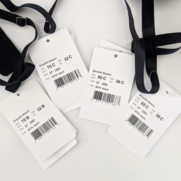 NWT HANRO Smooth Illusion Spacer T-Shirt Underwire Bra in Black - Picture 8 of 10